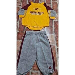 Arizona State Sundevils Sweatsuit Outfit Size 3/6M (‎ OS 520)